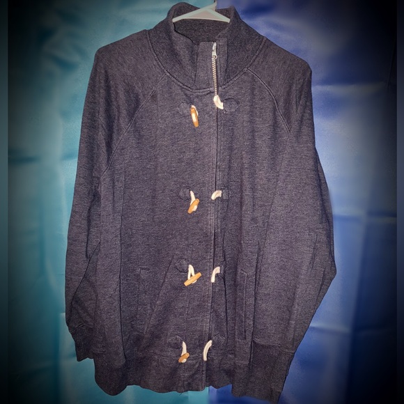 Old Navy full-zip button sweatshirt - Picture 1 of 6